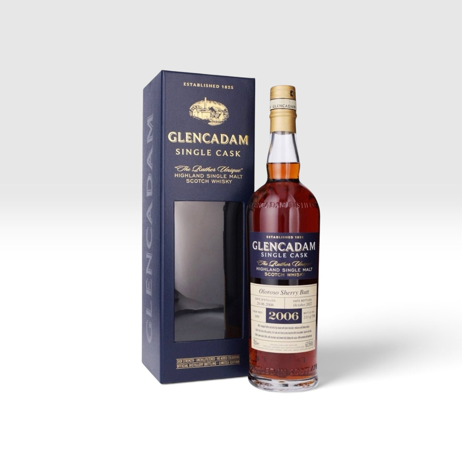 Glencadam 2006 16 Year Old Oloroso Sherry Butt | 63.5% | 70cl | Cask Strength Highland Single Malt