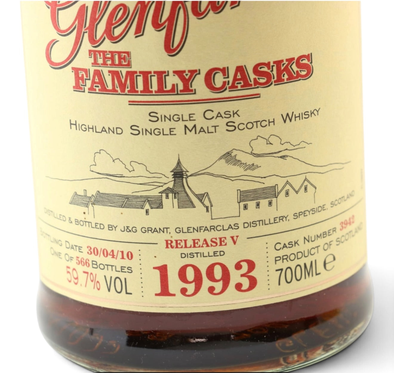 Glenfarclas 1993 Family Cask Release V | Cask #3942 | 59.7% | 70cl | Sherry Butt | Speyside Single Malt