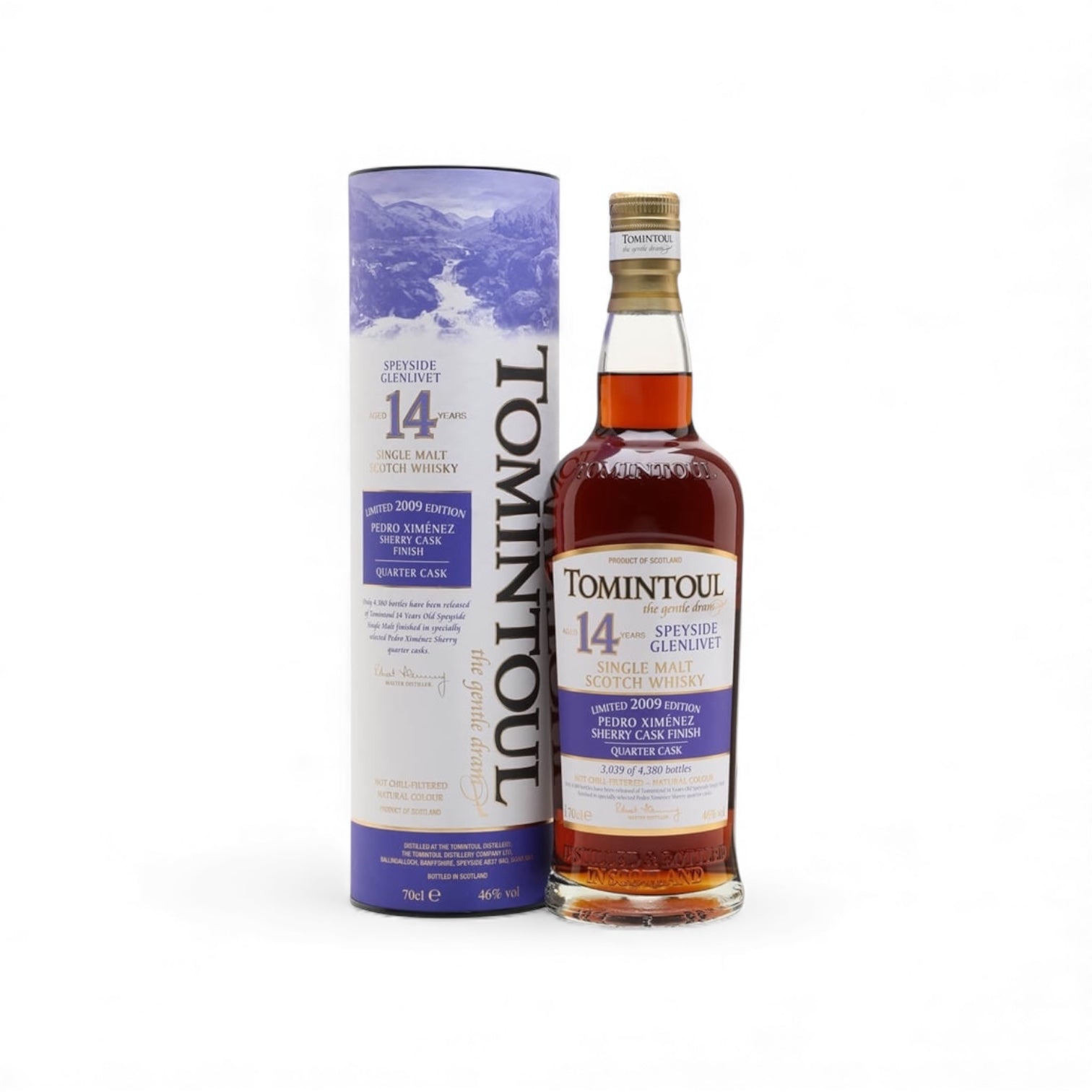 Tomintoul 14 Year Old 2009 Pedro Ximenez Sherry Cask Finish