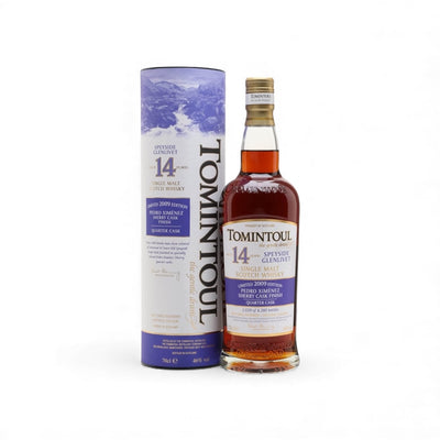 Tomintoul 14 Year Old 2009 Pedro Ximenez Sherry Cask Finish