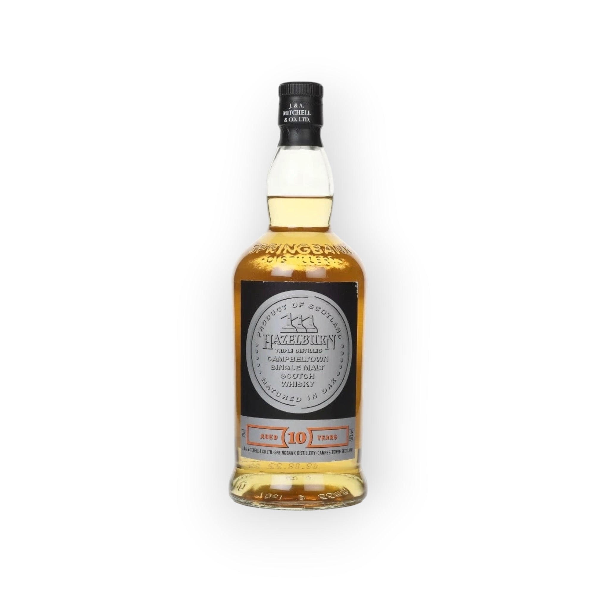 Hazelburn 10 Year Old | 46% | 70cl | Campbeltown Single Malt Scotch Whisky | Triple Distilled Unpeated