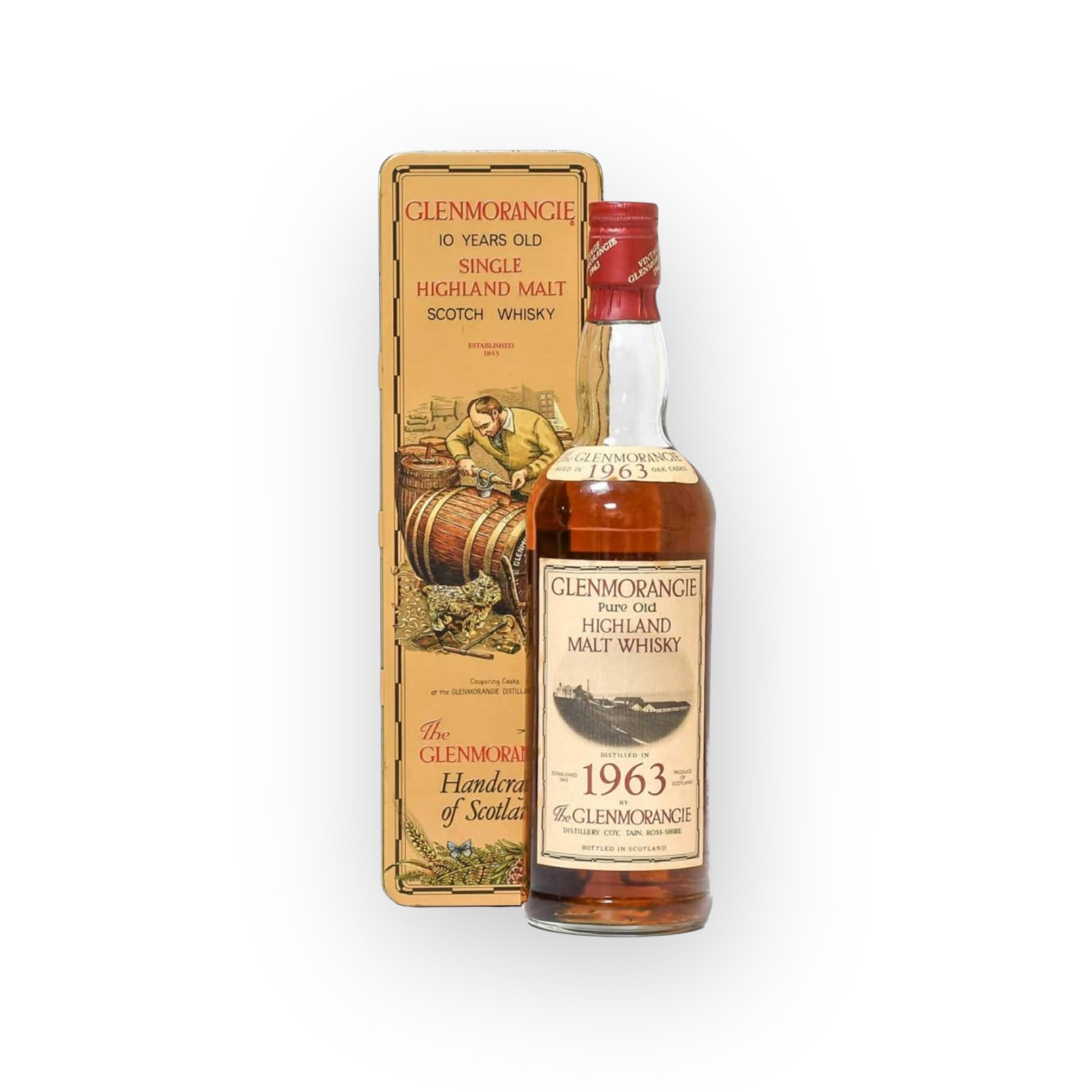 Glenmorangie 1963 'Pure Old' 22 year old Highland Malt Whisky 43% 75cl