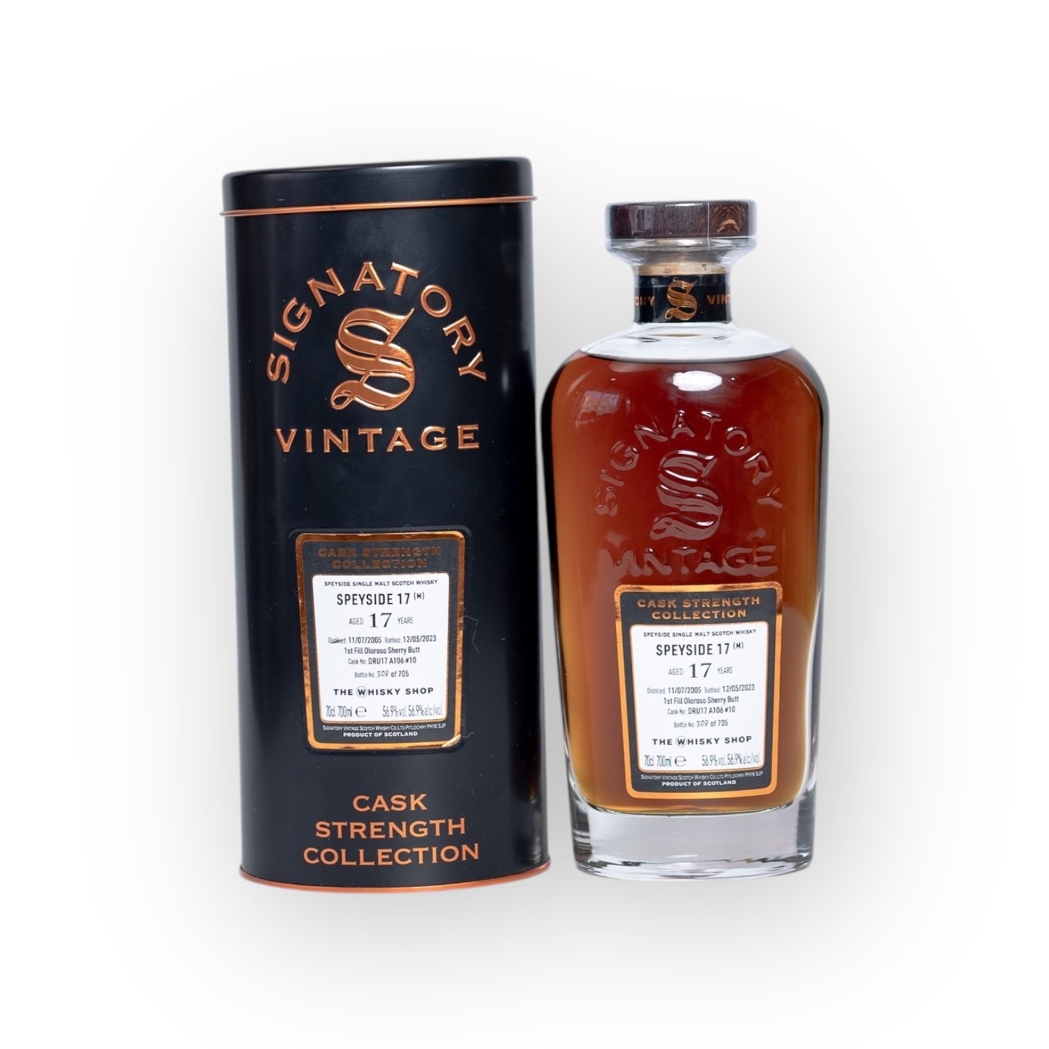 Speyside - 17 Year Old (2005) Signatory Vintage (The Whisky Shop Exclusive)