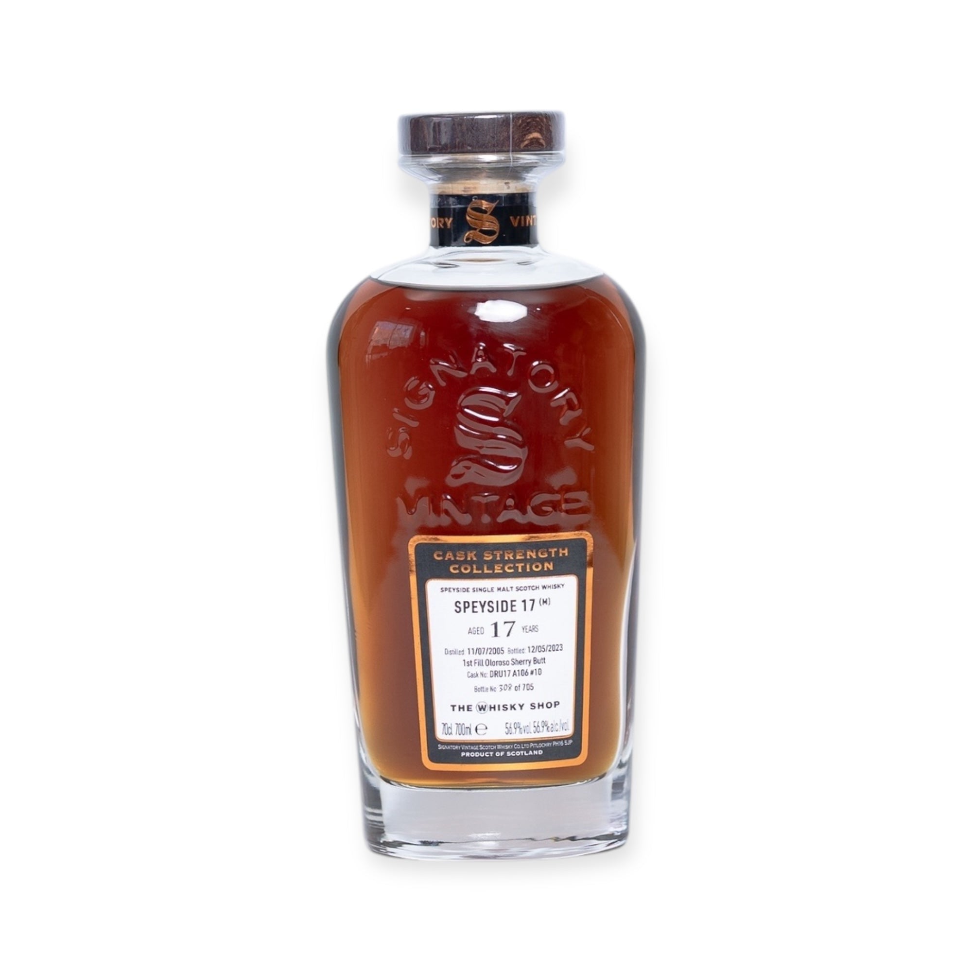 Speyside - 17 Year Old (2005) Signatory Vintage (The Whisky Shop Exclusive)