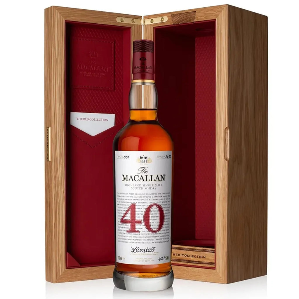 Macallan Red Collection 40 Year Old Whisky