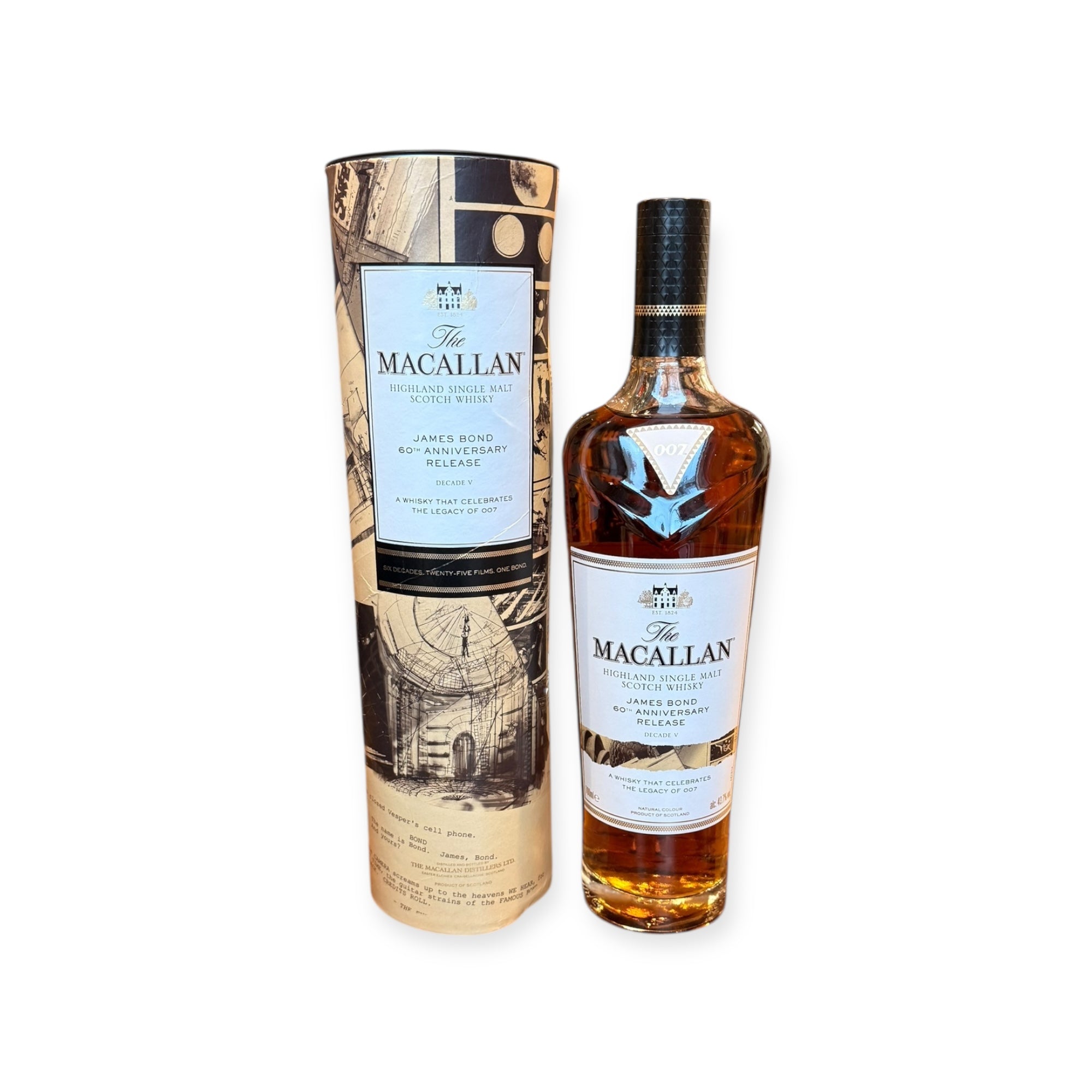 Macallan James Bond 60th Anniversary Release - Decade V