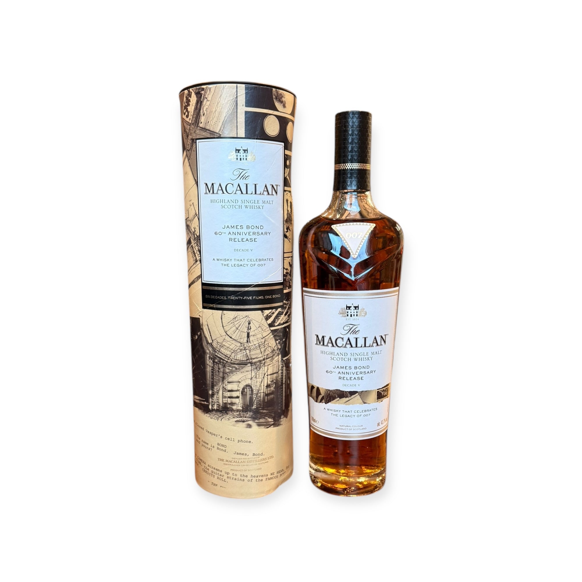 Macallan James Bond 60th Anniversary Release - Decade V