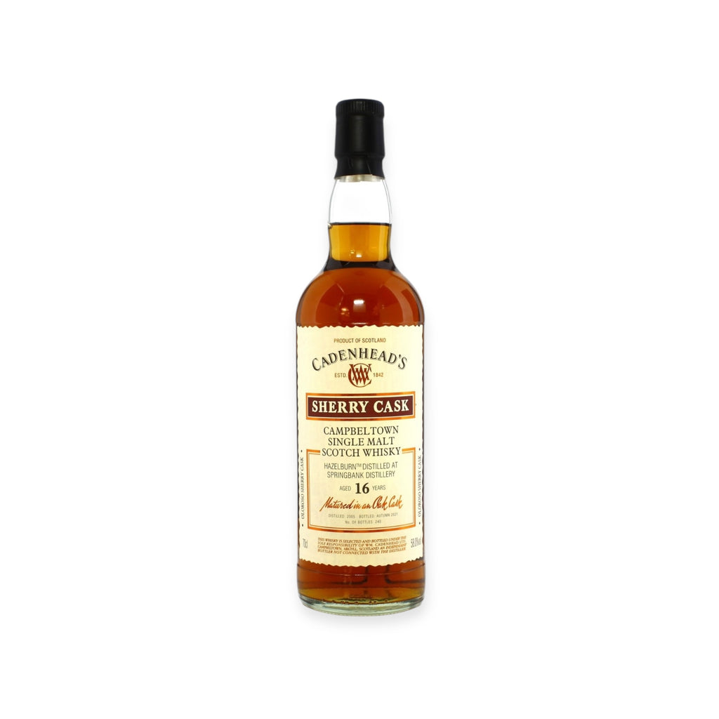 Hazelburn 2005 16 Year Old Cadenhead's Sherry Cask Matured