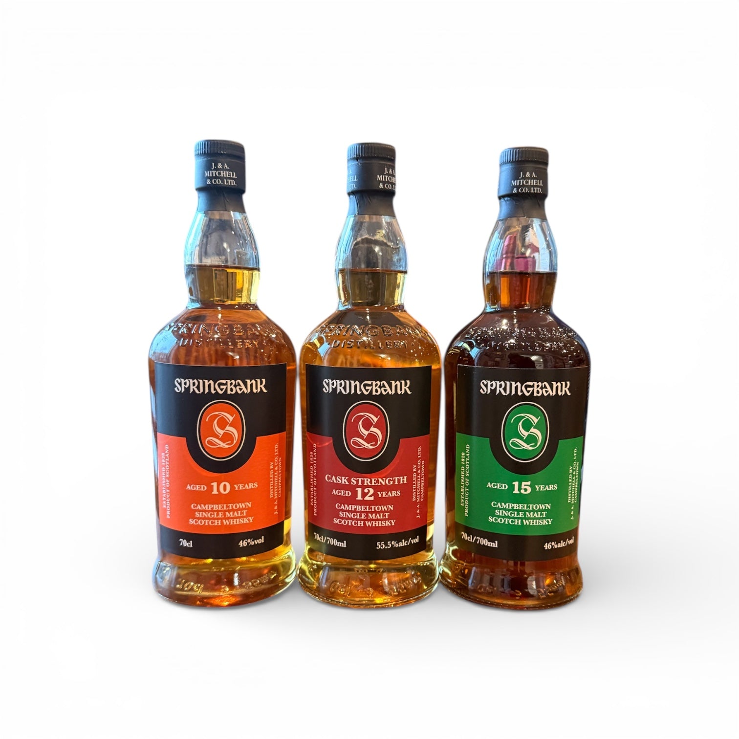 Springbank Bundle 10, 12 & 15