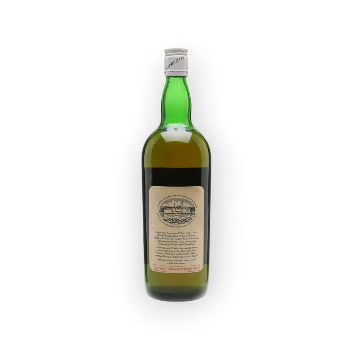 Laphroaig 10 Year Old 1980s Unblended | 43% | 100cl (1 Litre) | Islay Single Malt