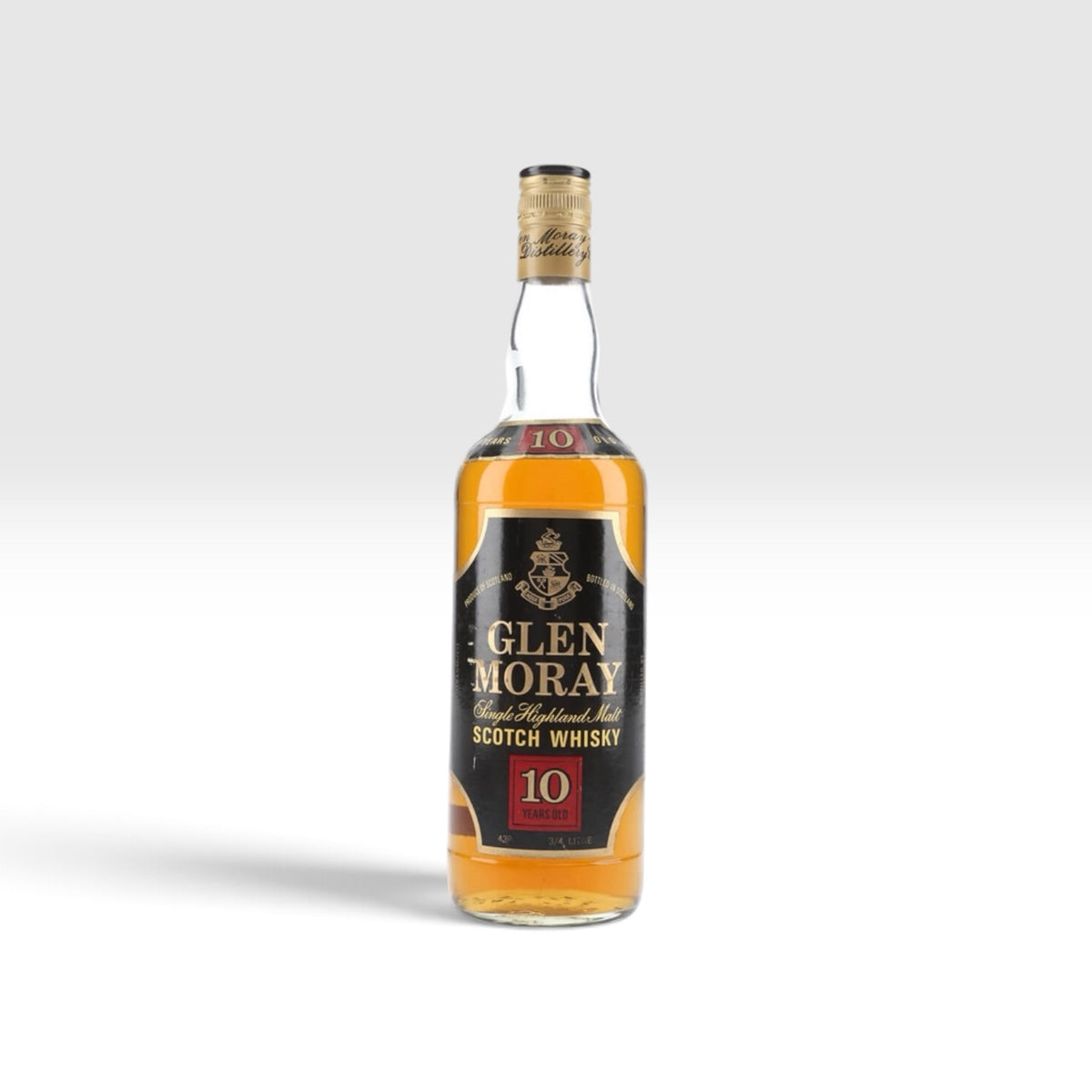 Glen Moray 10 Year Old Single Highland Malt | 1970s Bottling | 40% | 75cl | Speyside Single Malt