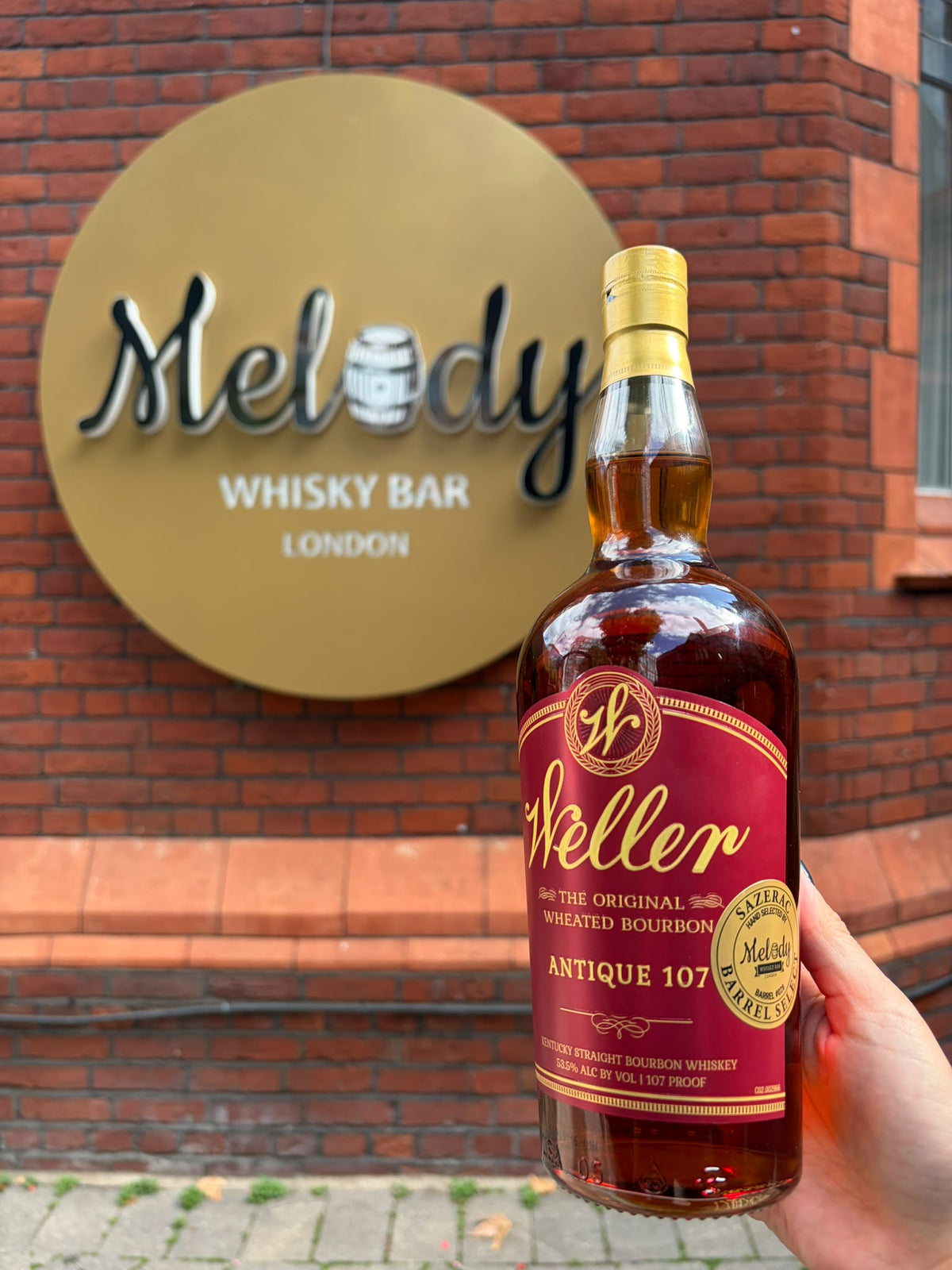 Weller Antique 107 Single Barrel #28 | Whiskys.co.uk x Melody Whisky Bar | 53.5% | 75cl