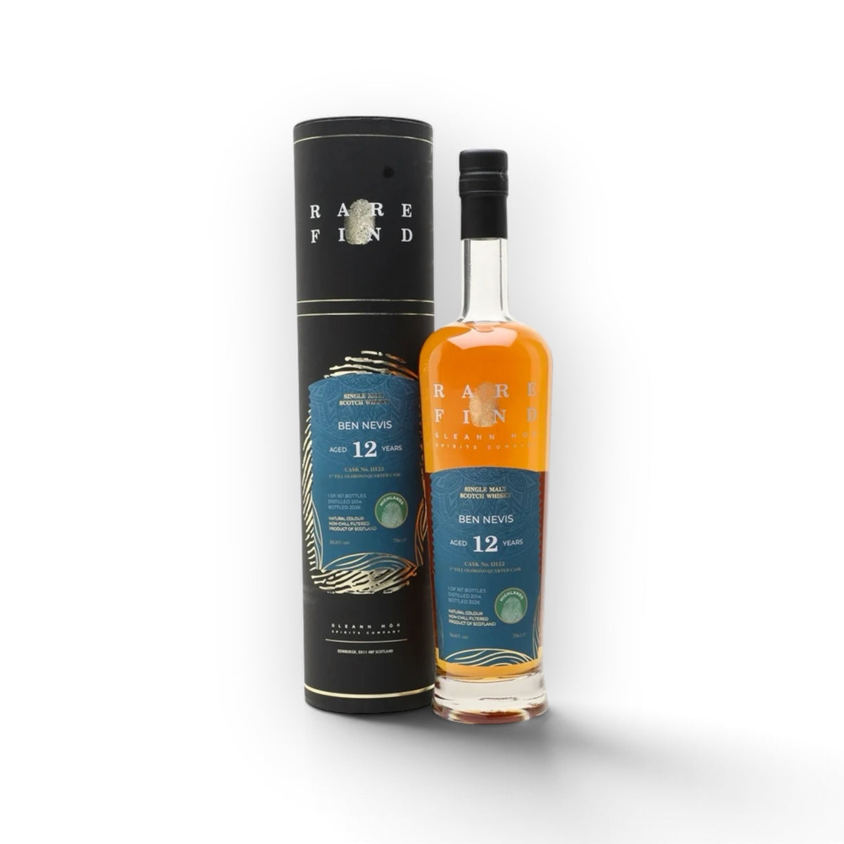 Ben Nevis 2014 12 Year Old | Rare Find | 1st Fill Sherry Quarter Cask 11122 | 56.5% | 70cl | 167 Bottles | Highland