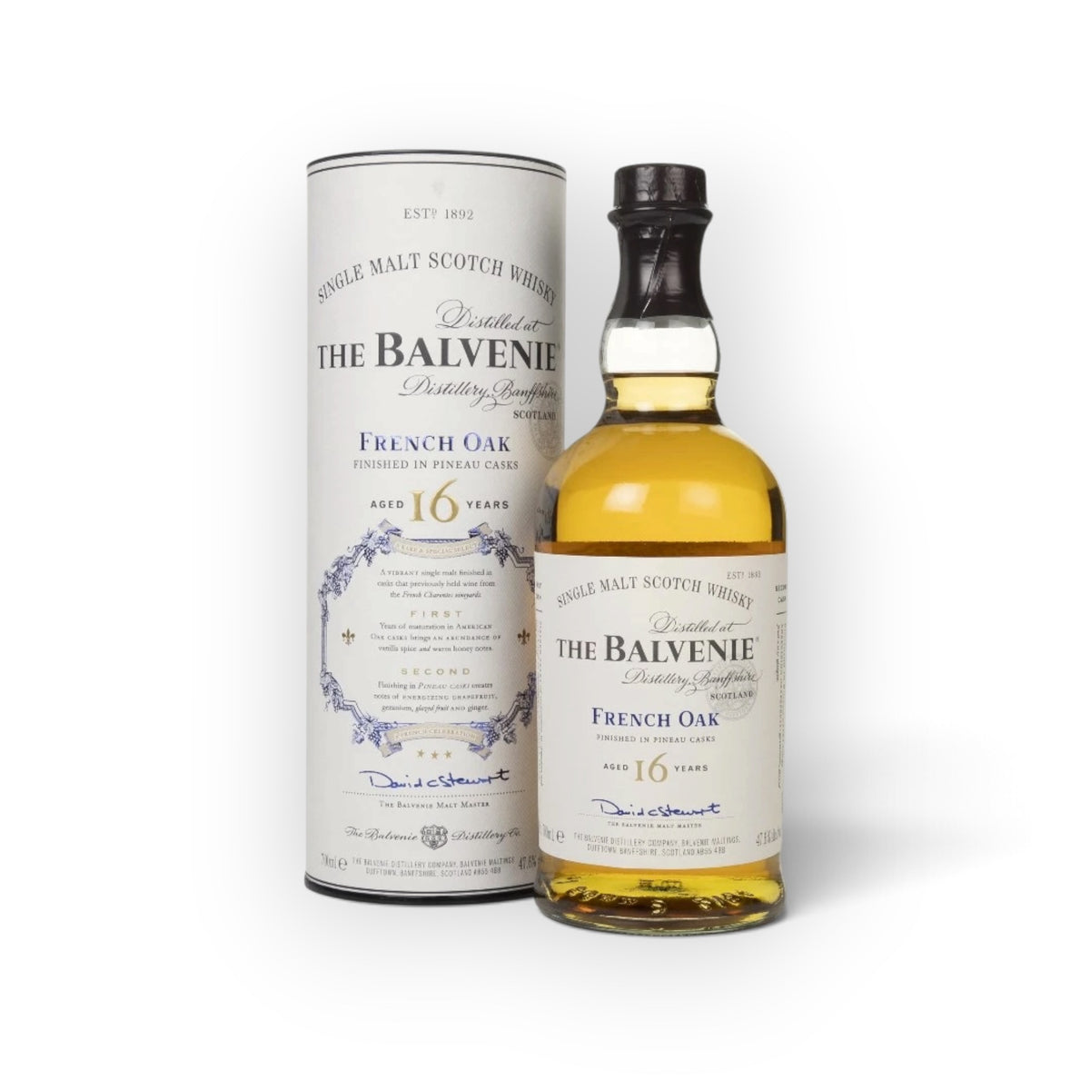 The Balvenie 16 Year Old French Oak | Finished in Pineau Casks | 47.6% | 70cl | Speyside Single Malt