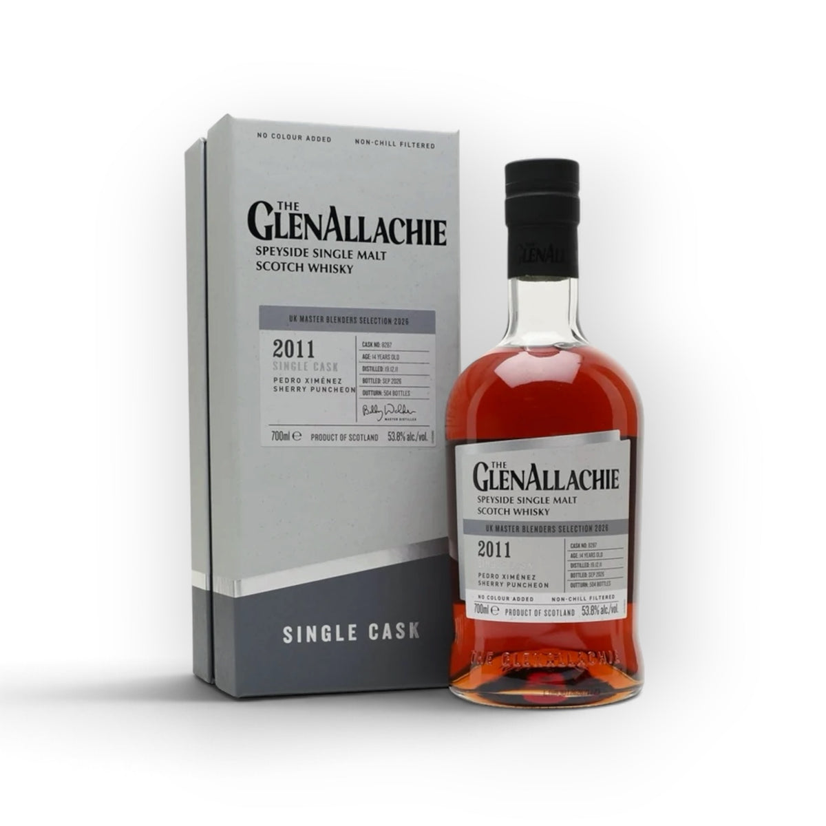 GlenAllachie 14 Year Old 2011 | PX Puncheon Cask 8287 | UK Exclusive | 53.8% | 70cl | Speyside Single Malt
