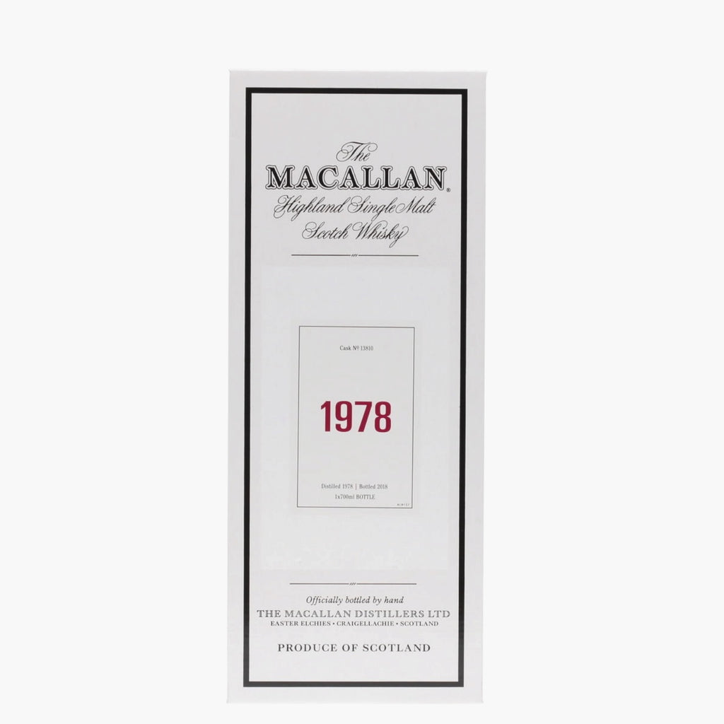 The Macallan Fine & Rare 39 Year Old 1978 | Cask #13810 | 59.2% | 70cl