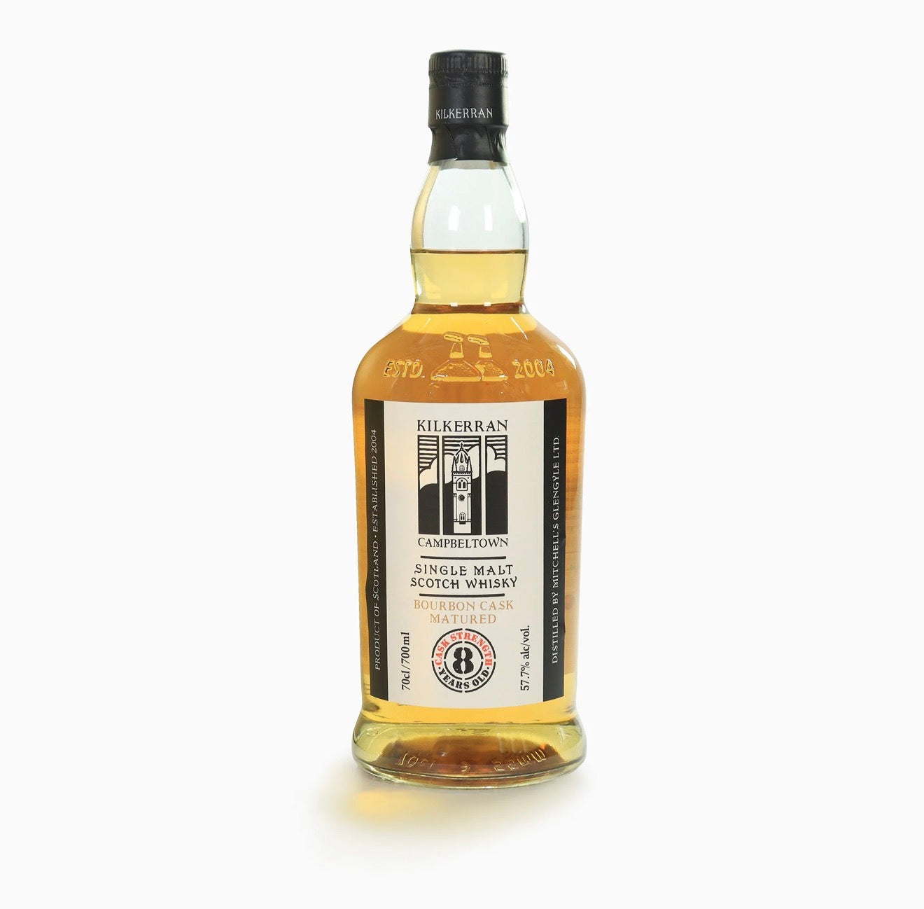 Kilkerran 8 Year Old Cask Strength Bourbon Cask 2026 Release | 57.7% | 70cl | Campbeltown Single Malt