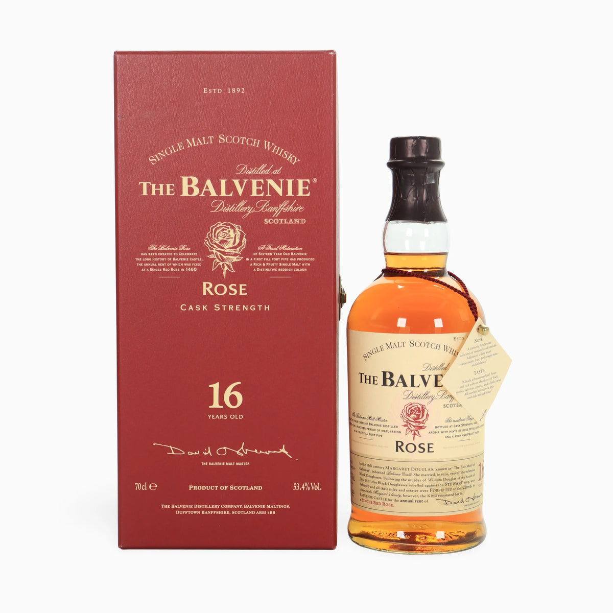 The Balvenie Rose 16 Year Old 1st Release | 53.4% | 70cl | 426 Bottles | Cask Strength Speyside
