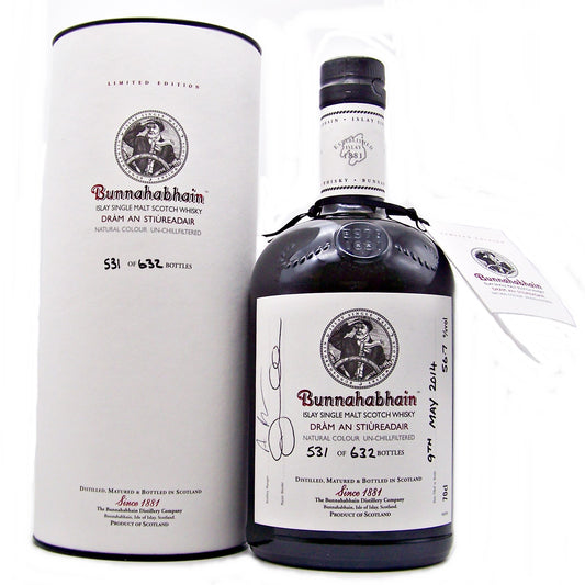 Bunnahabhain Dram An Stiùireadair Feis Ile 2014 Bottle No. 529