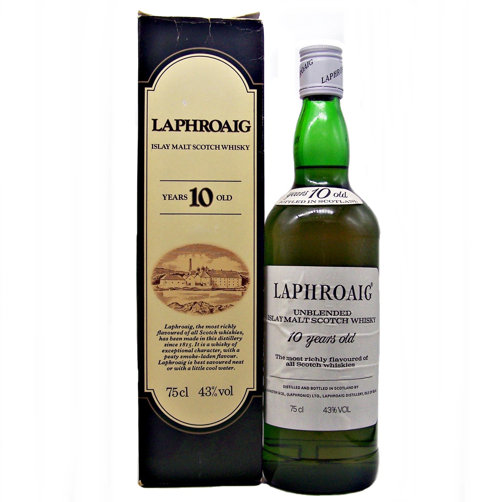 Laphroaig 10 Years 1980's Pre Royal Warrant