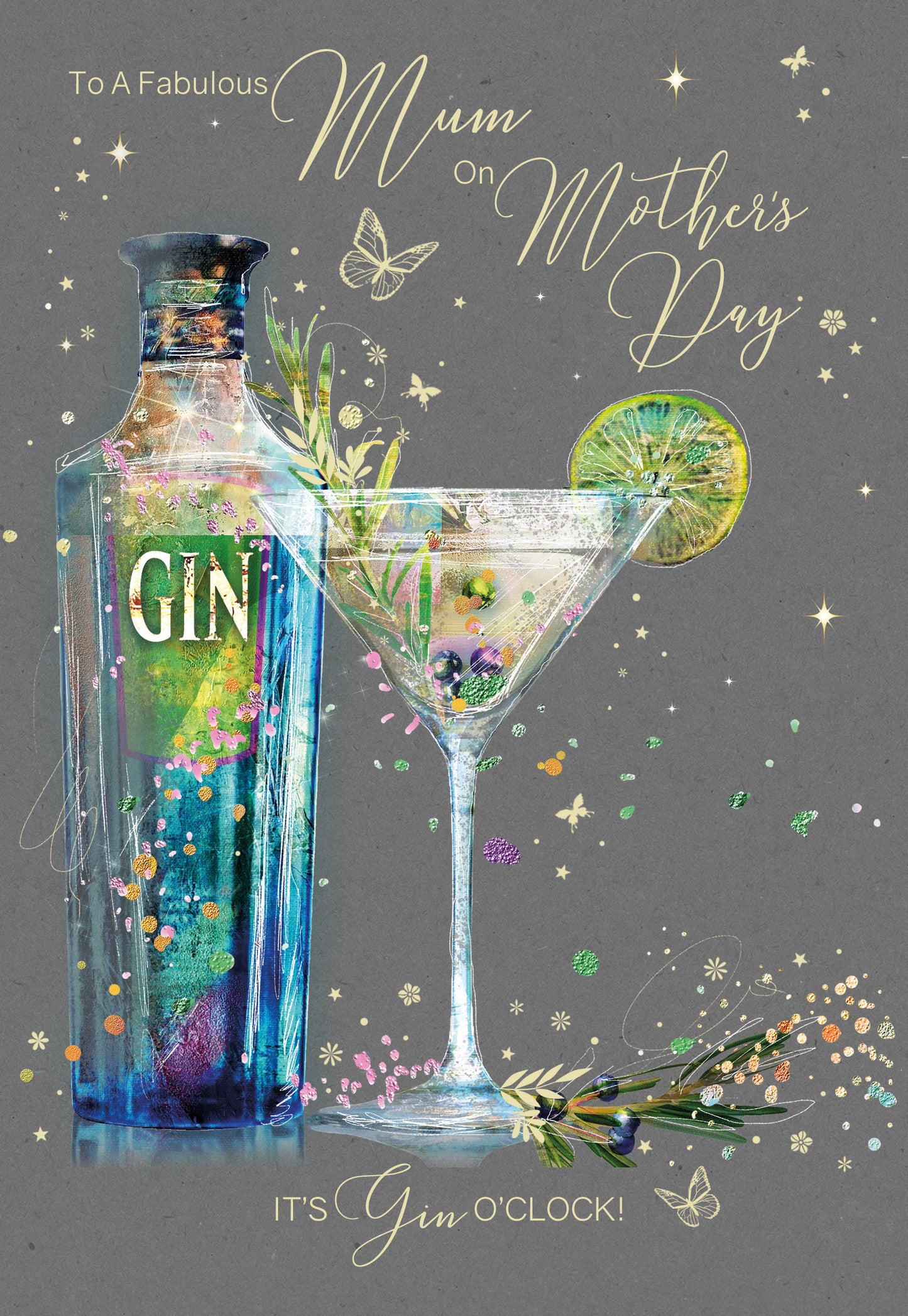 Gin Mother's Day Card