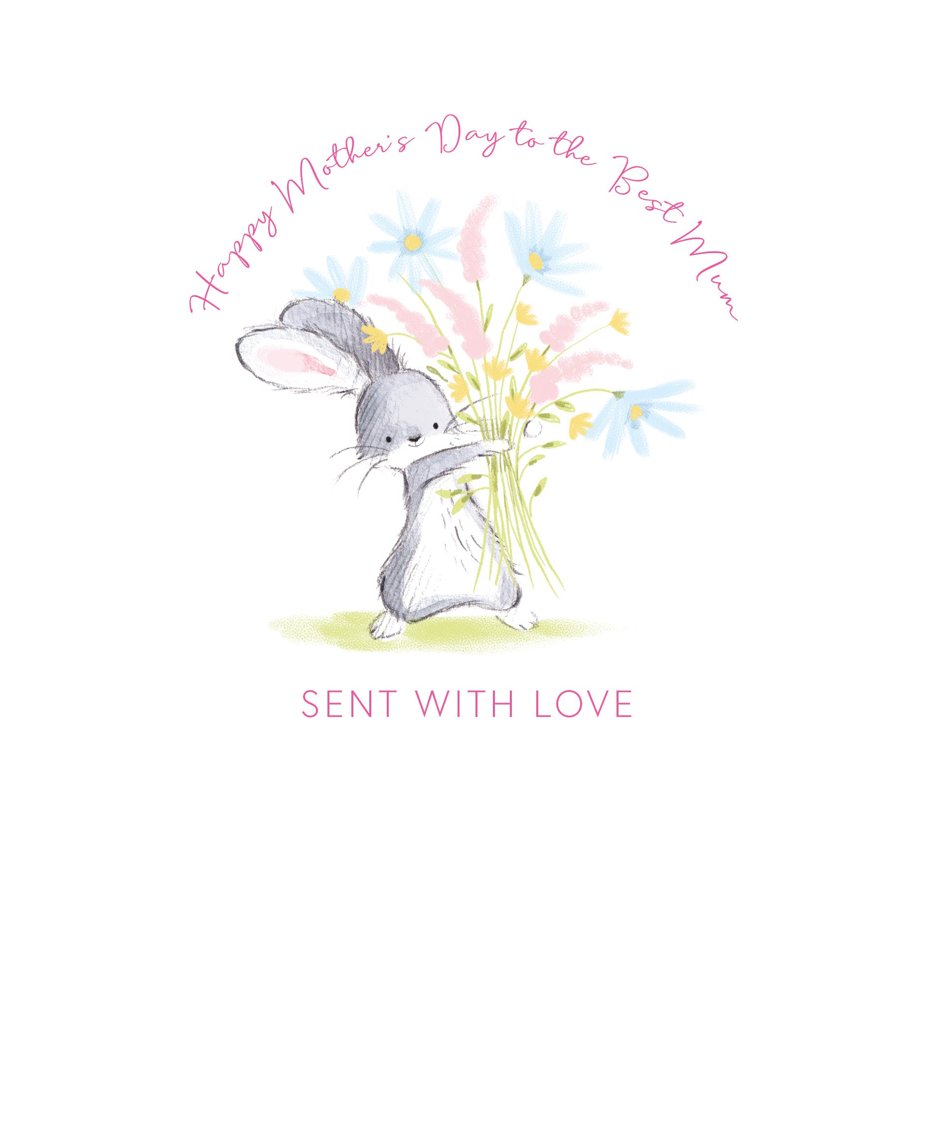 Rabbit Mother's Day Card