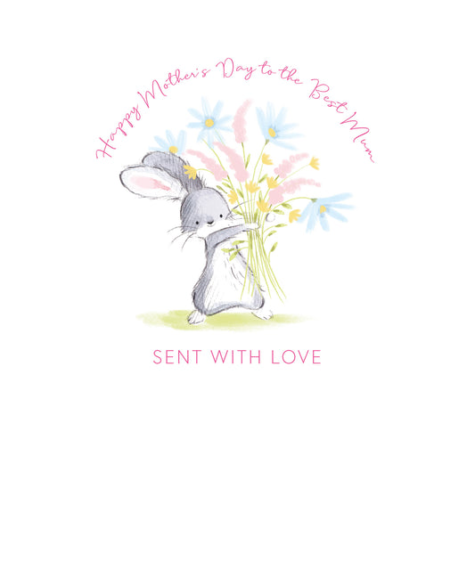 Rabbit Mother's Day Card