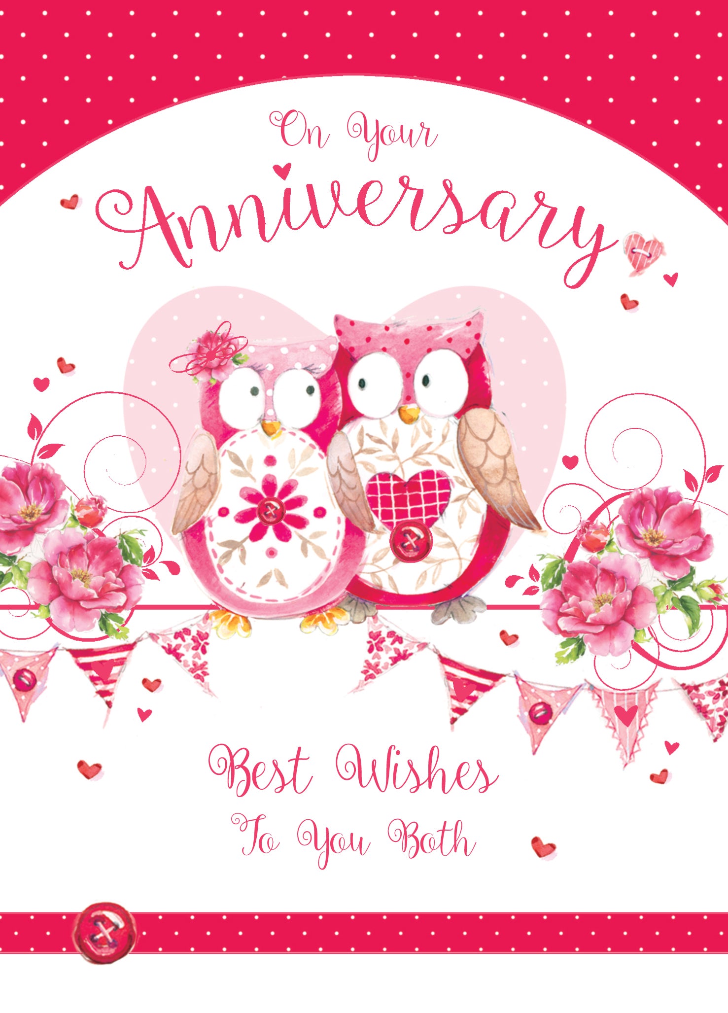 Cute Owl's Anniversary Card