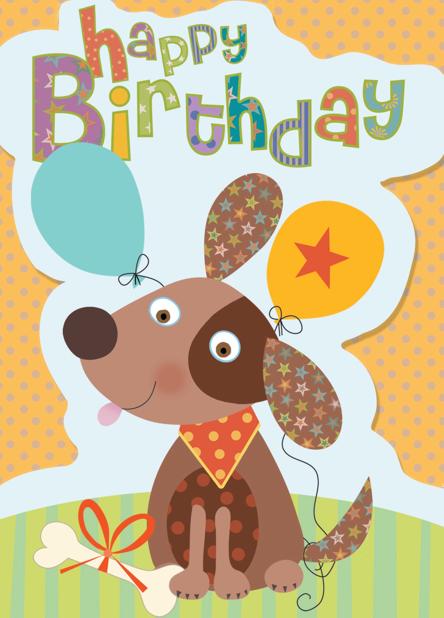 Boy Doggy Birthday Card