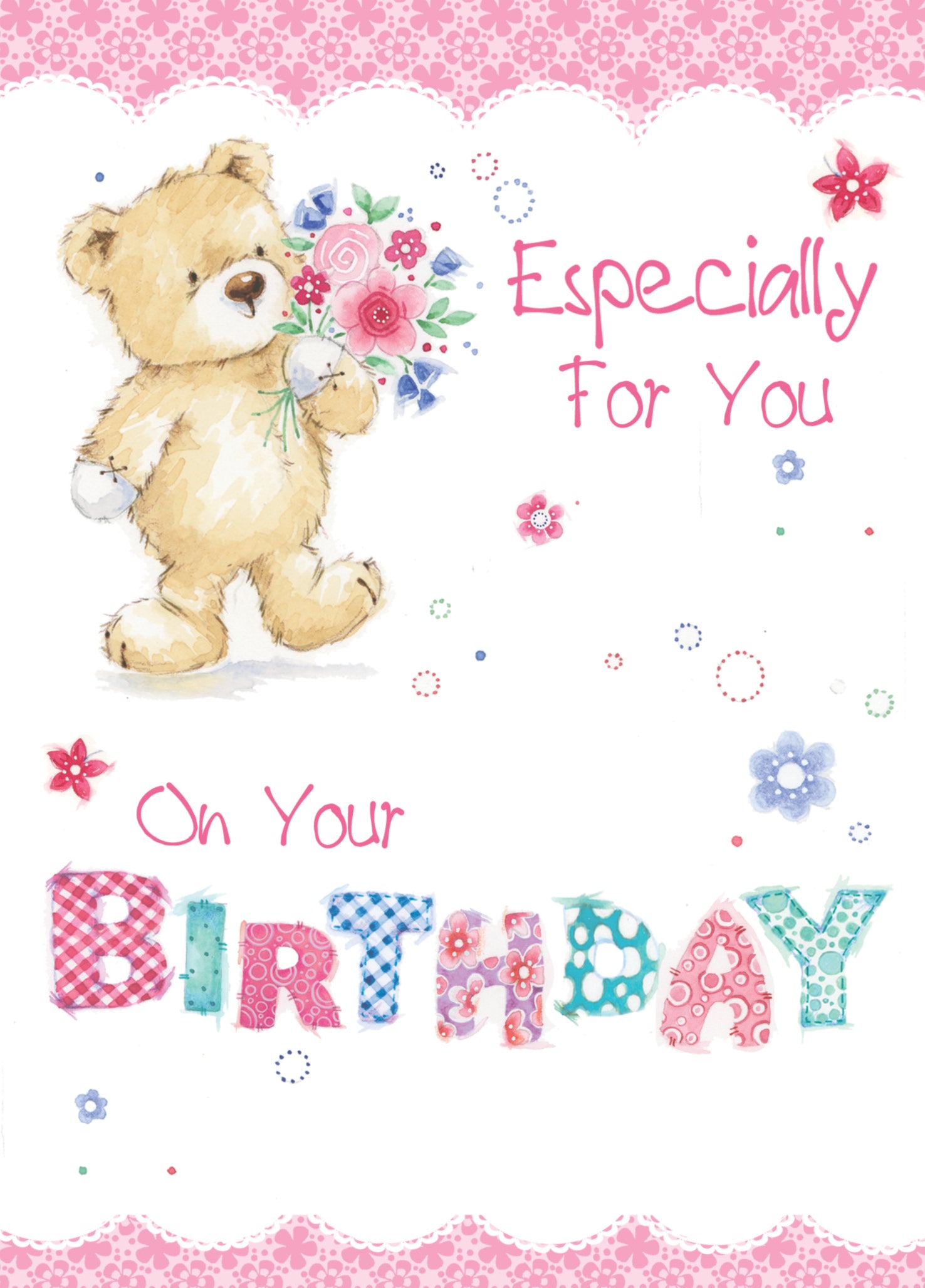 Especially for You Pink Birthday Card