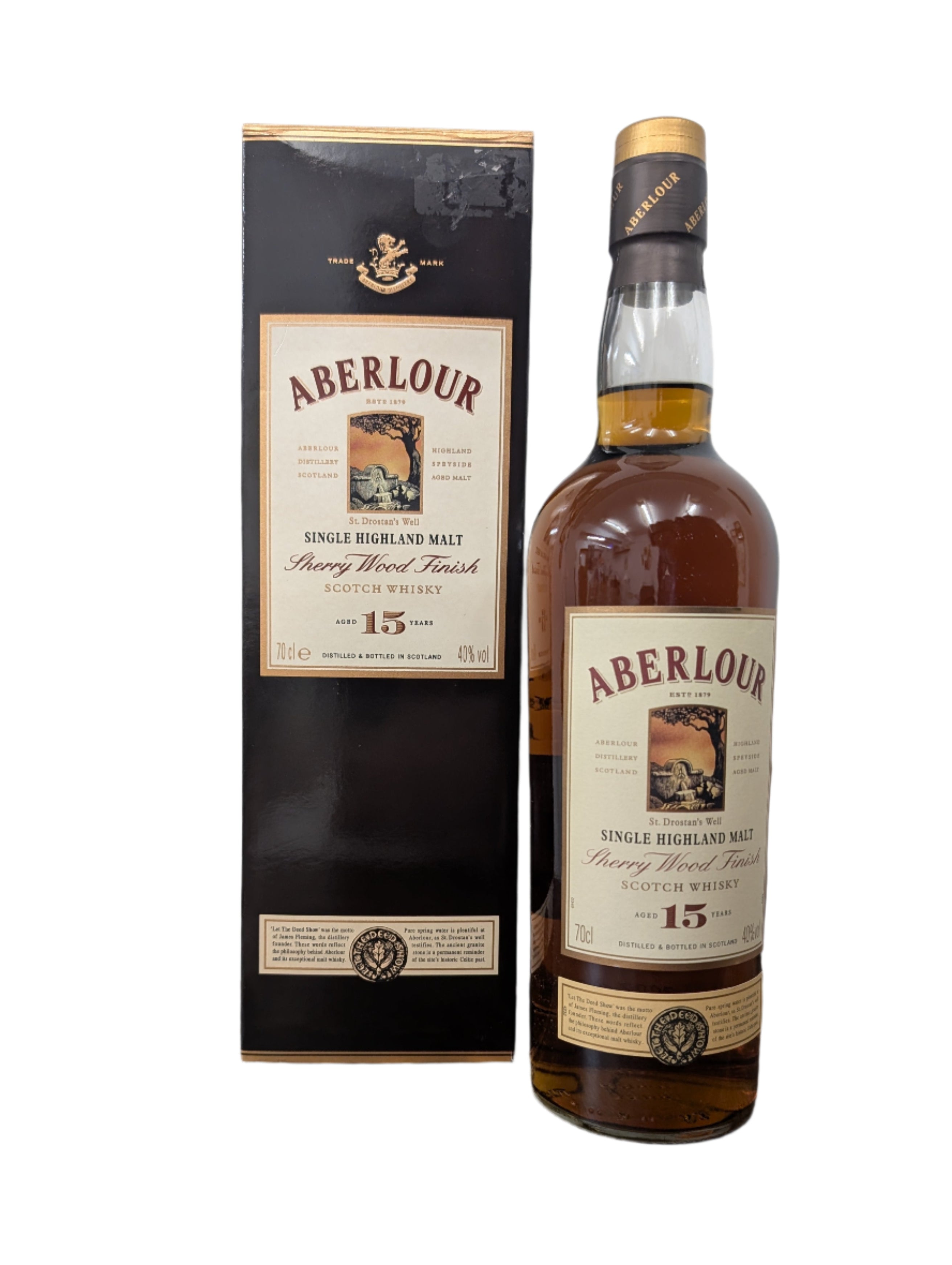 Aberlour 15 Year Old Sherry Wood Finish