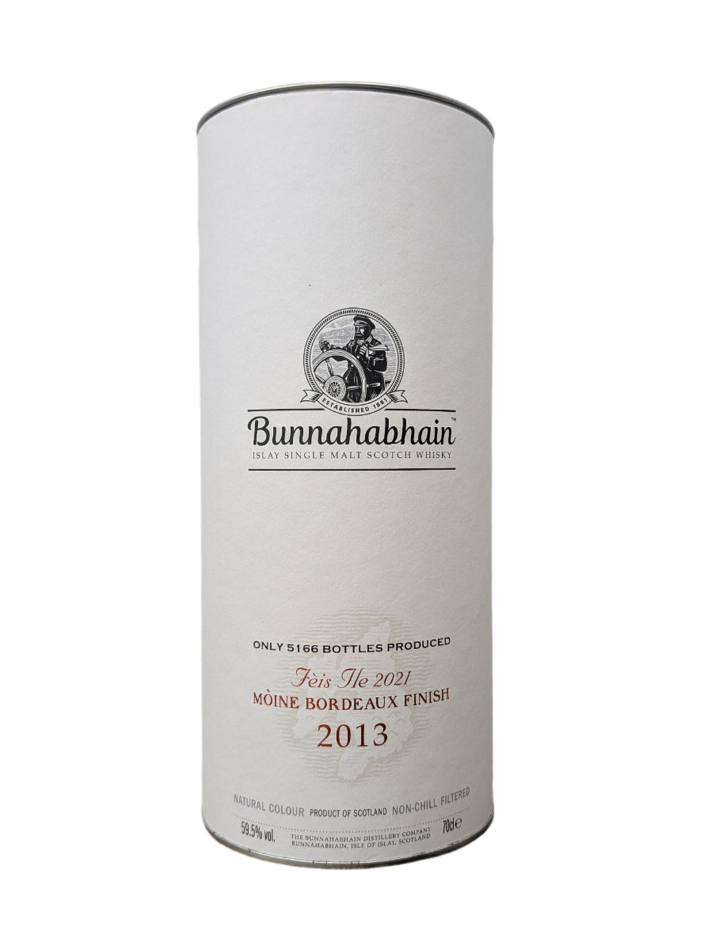 Bunnahabhain Feis Ile 2021 Moine Bordeaux Finish 2013