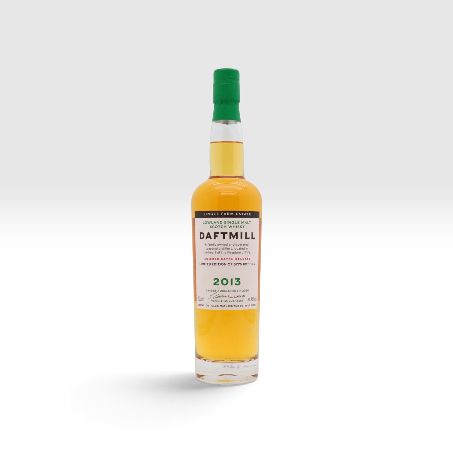 Daftmill 2013 Summer Batch Release 2026 | 12 Year Old | 46% | 70cl | 3,775 Bottles | Lowland Single Malt