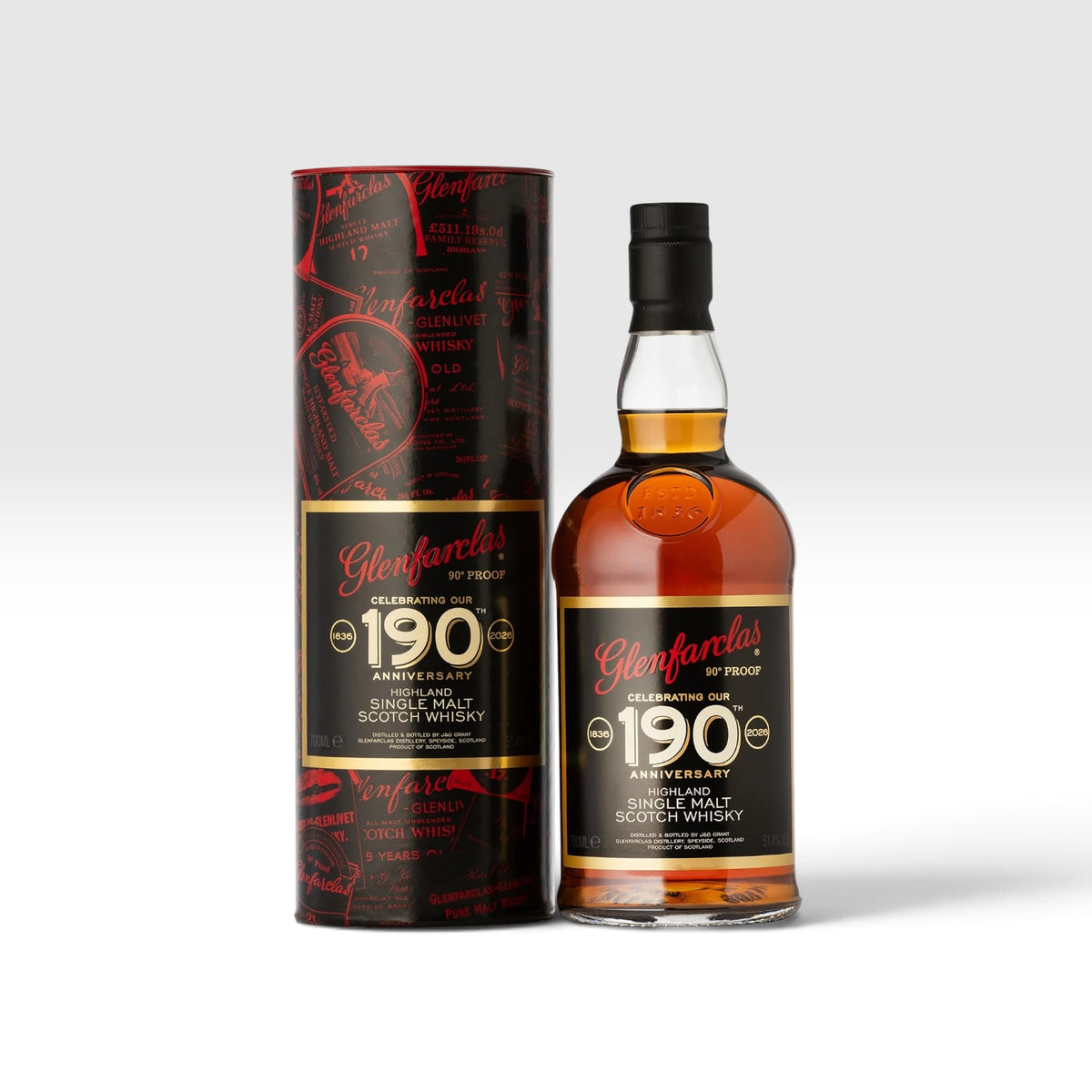 Glenfarclas 190th Anniversary | 90° Proof | 51.4% | 70cl | 15,000 Bottles | Speyside Single Malt