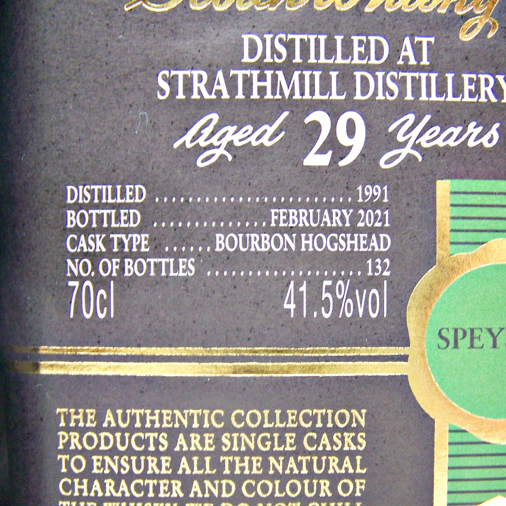 Strathmill 29 Year Old Cadenhead's Authentic Collection