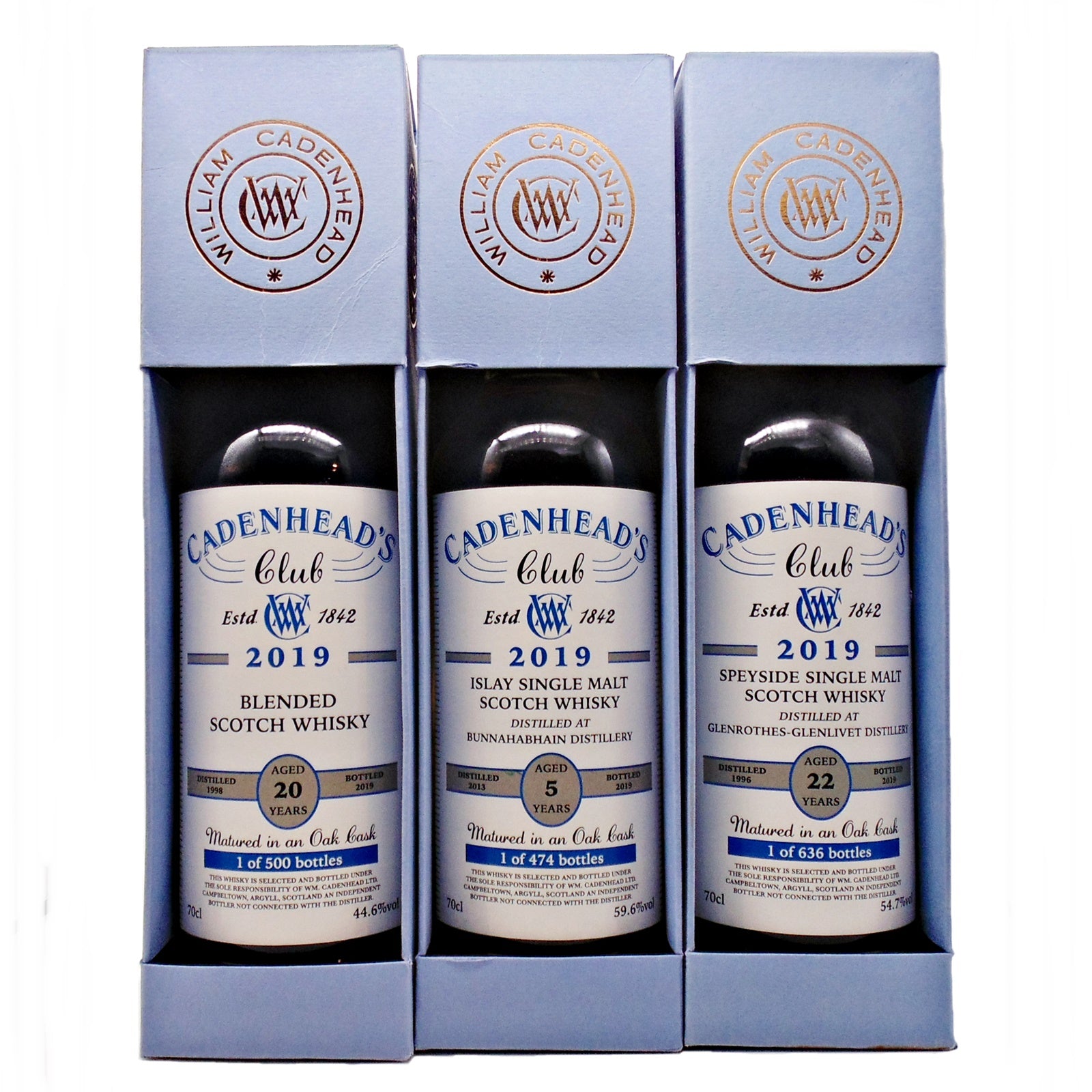 Cadenhead Club 2019 Bottlings Set