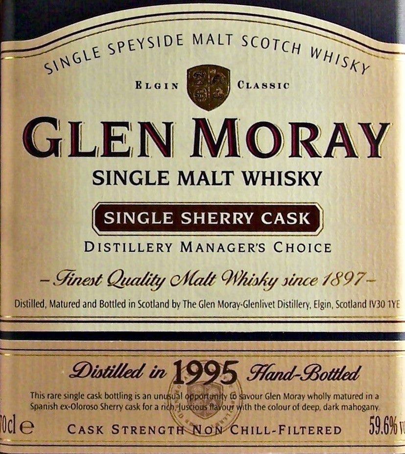 Glen Moray 1995 Single Sherry Cask