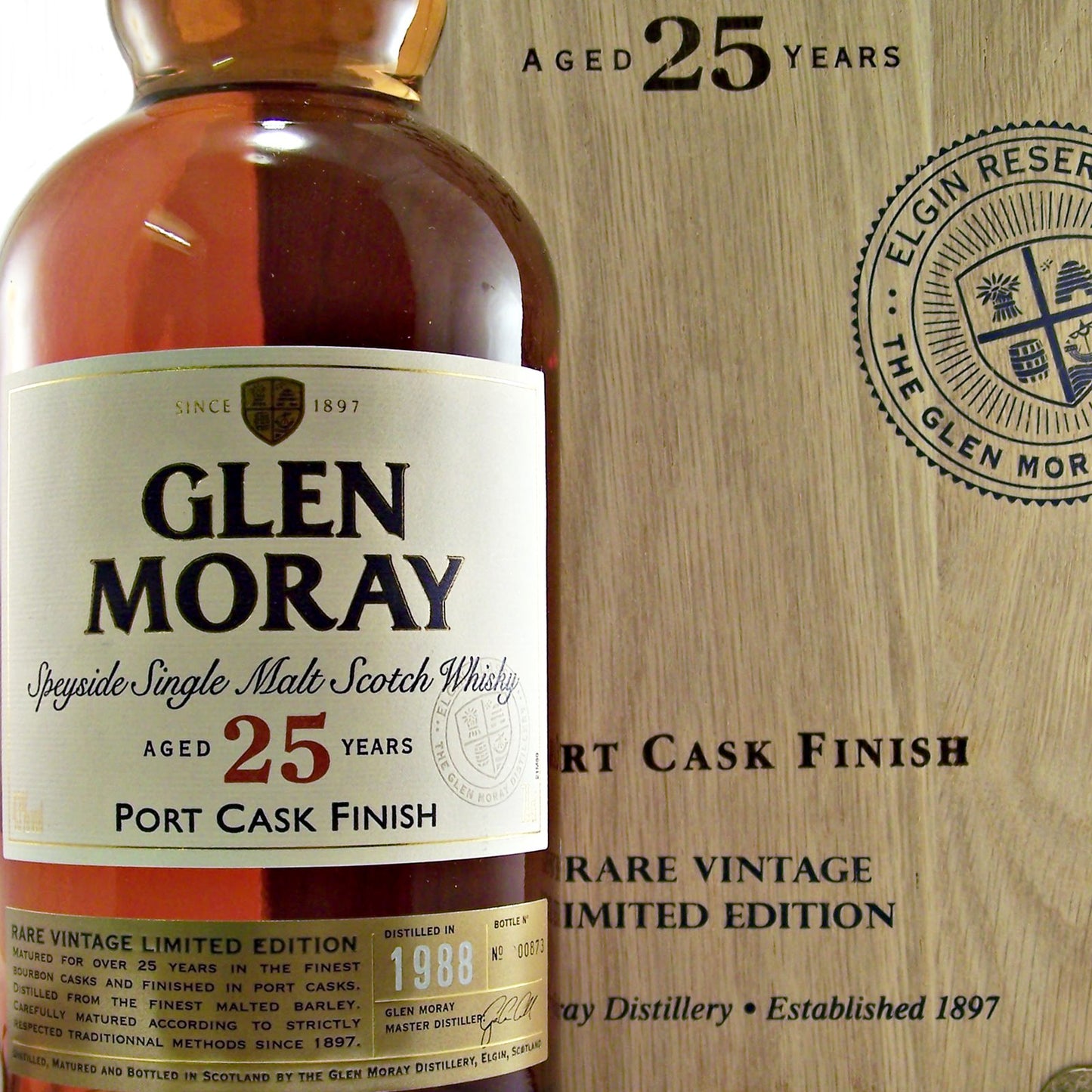 Glen Moray 25 Year Old Port Cask 1988