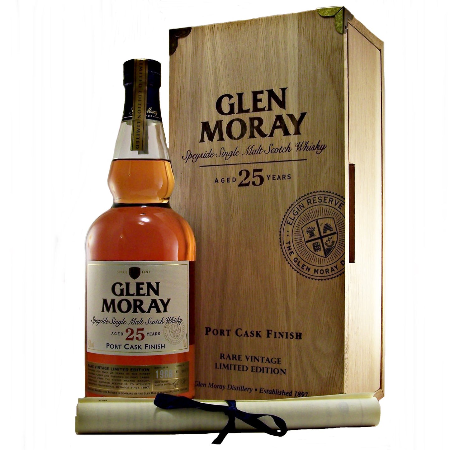 Glen Moray 25 Year Old Port Cask 1988