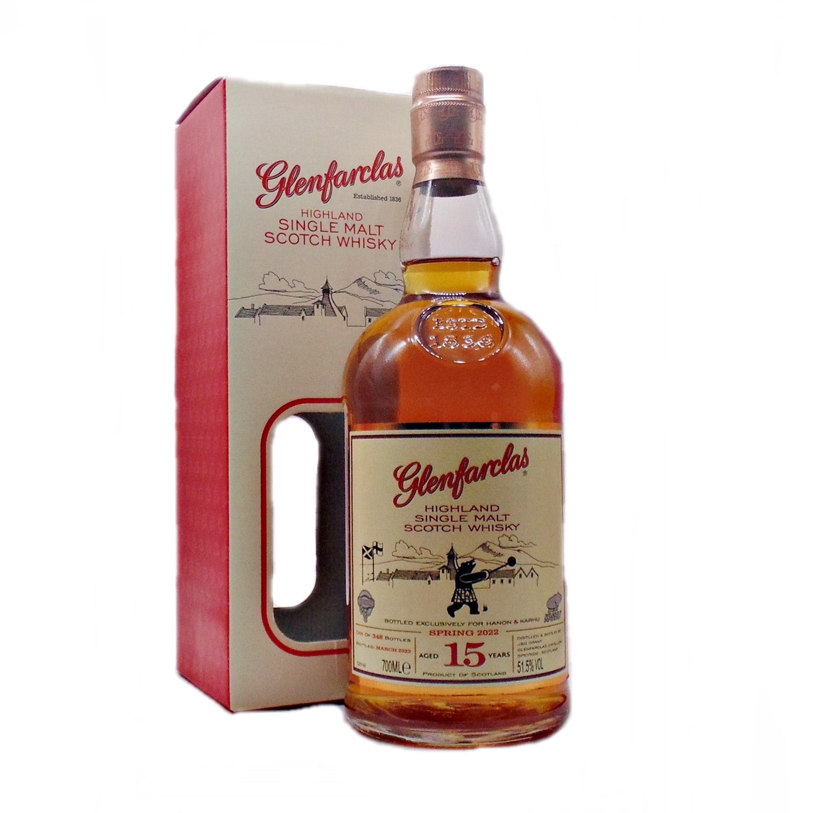 Glenfarclas 15 Year Old Hanon & Karhu Bottling