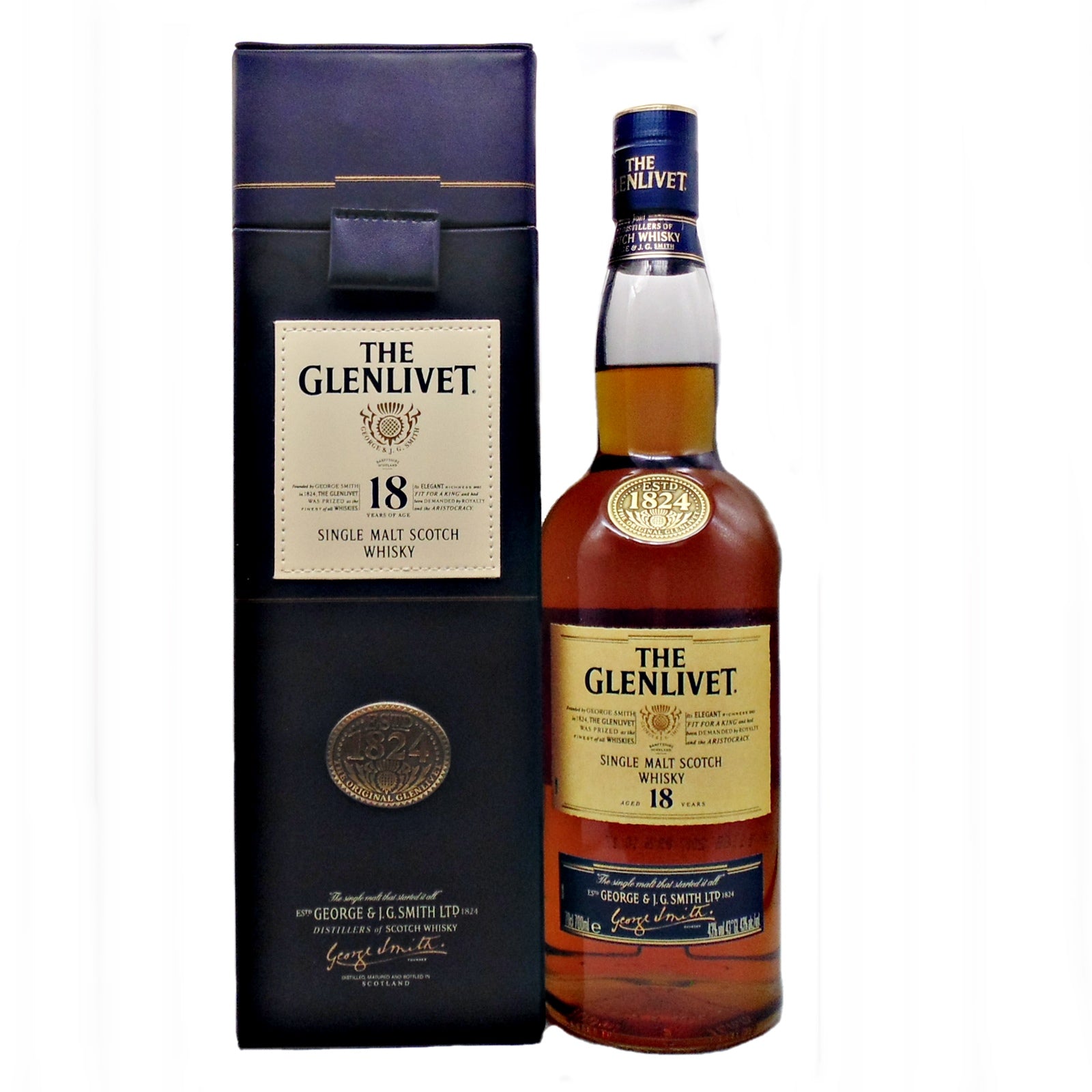 Glenlivet 18 Year Old Leather Case