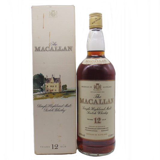 Macallan 12 Year Old  Matured in Sherry Wood Marked Box