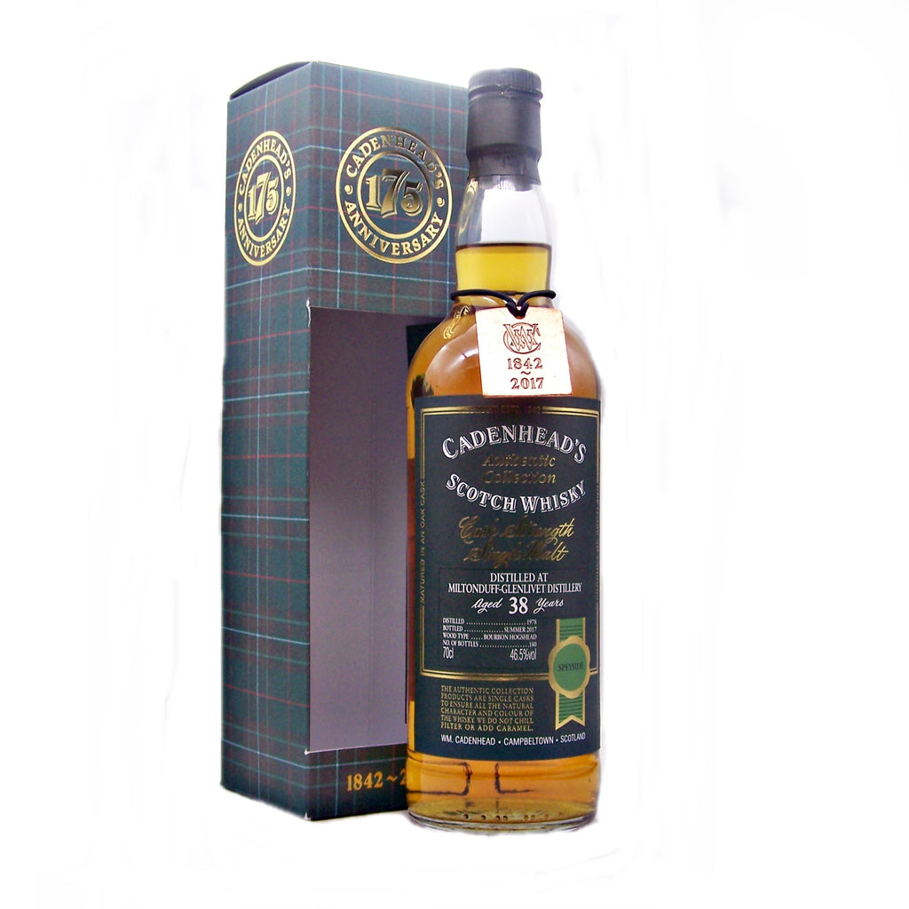 Miltonduff Glenlivet 38 Year Old  Cadenhead's Authentic Collection