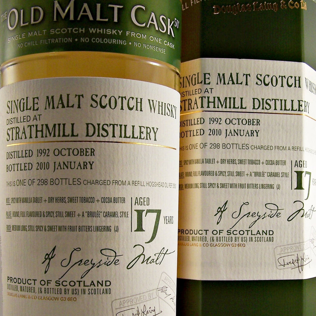 Strathmill 17 Year Old -Old Malt Cask