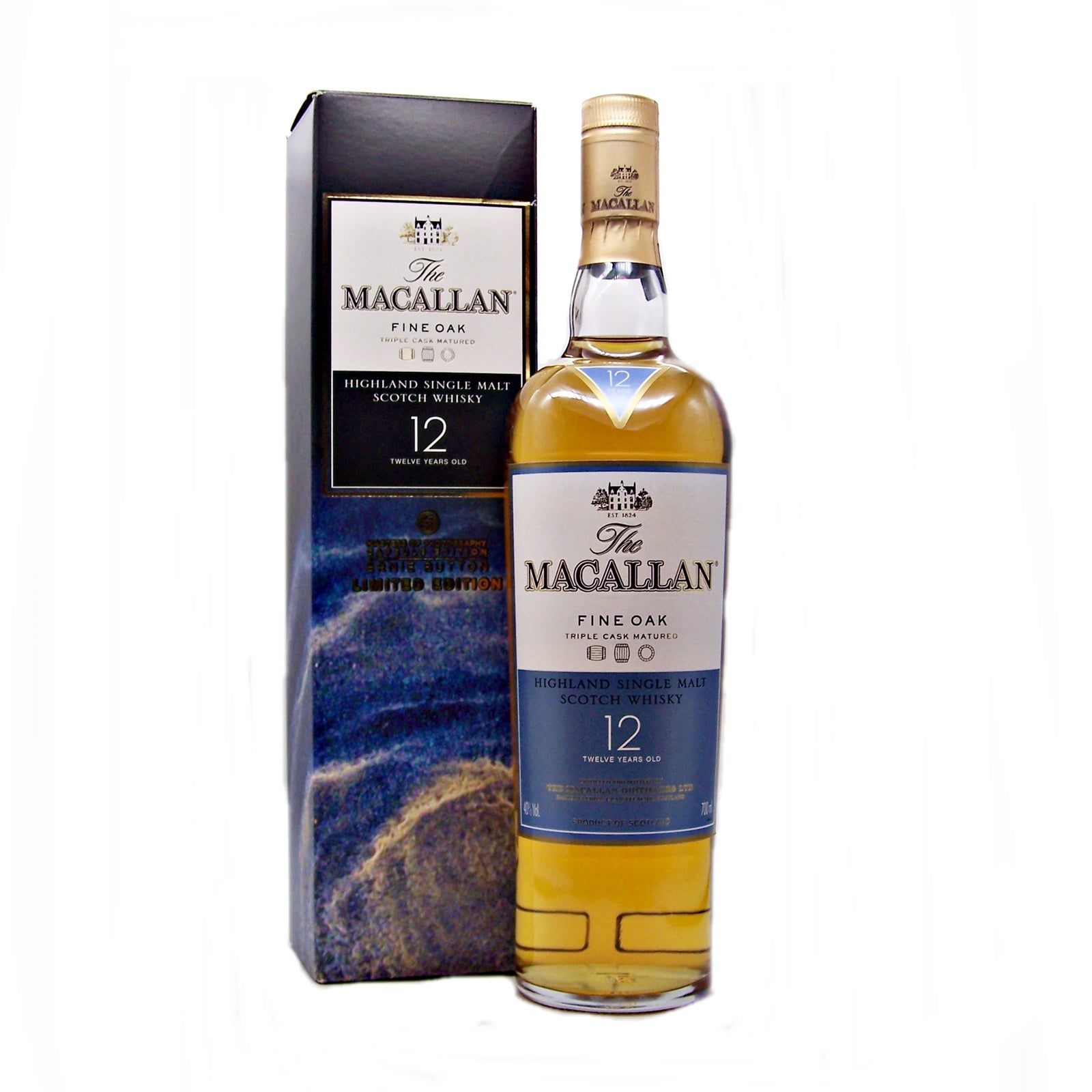 Macallan 12 year old Ernie Button Edition