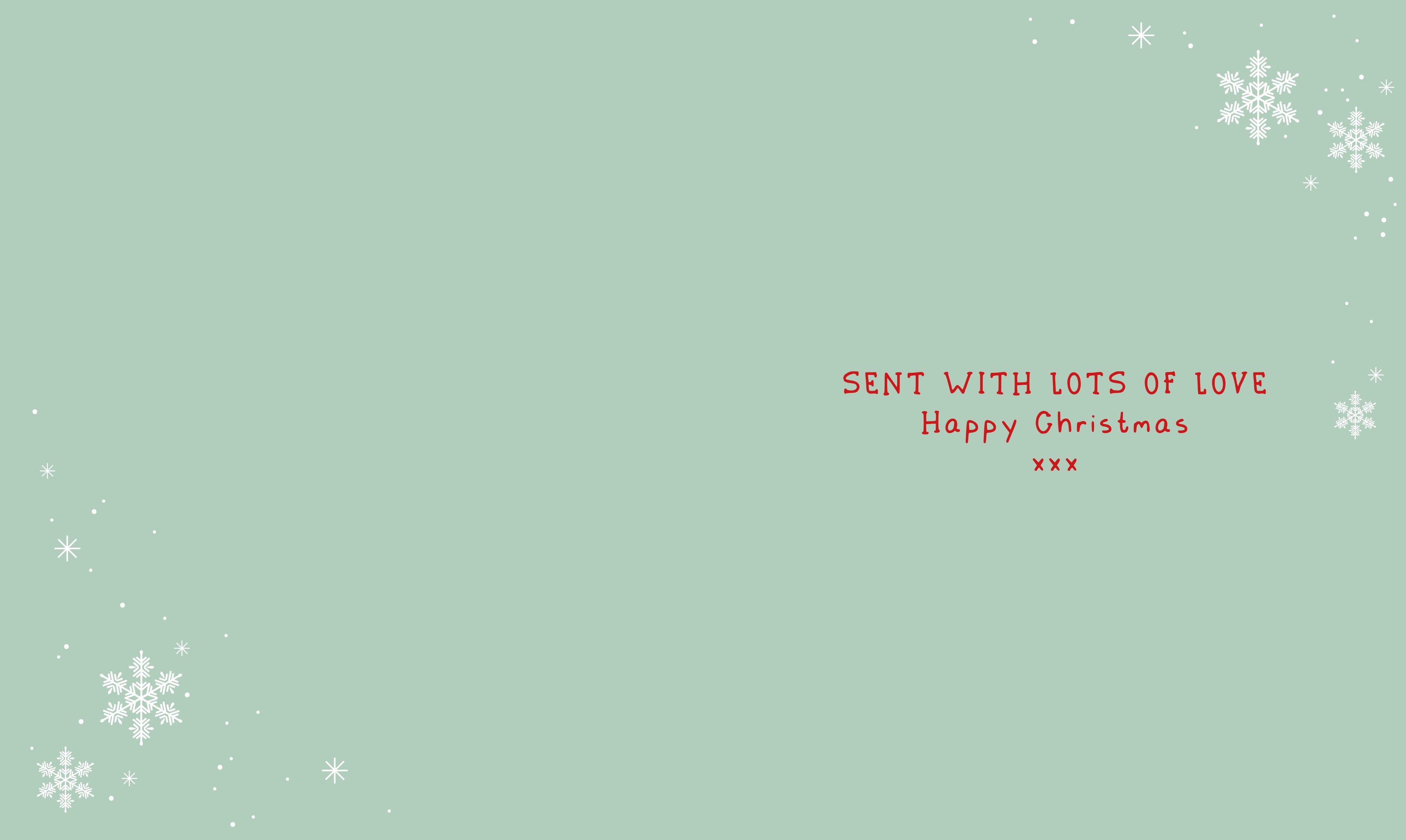 Dads Blue Christmas Card