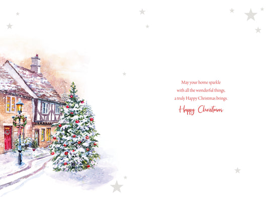 Neighbour Snowfall Christmas Card