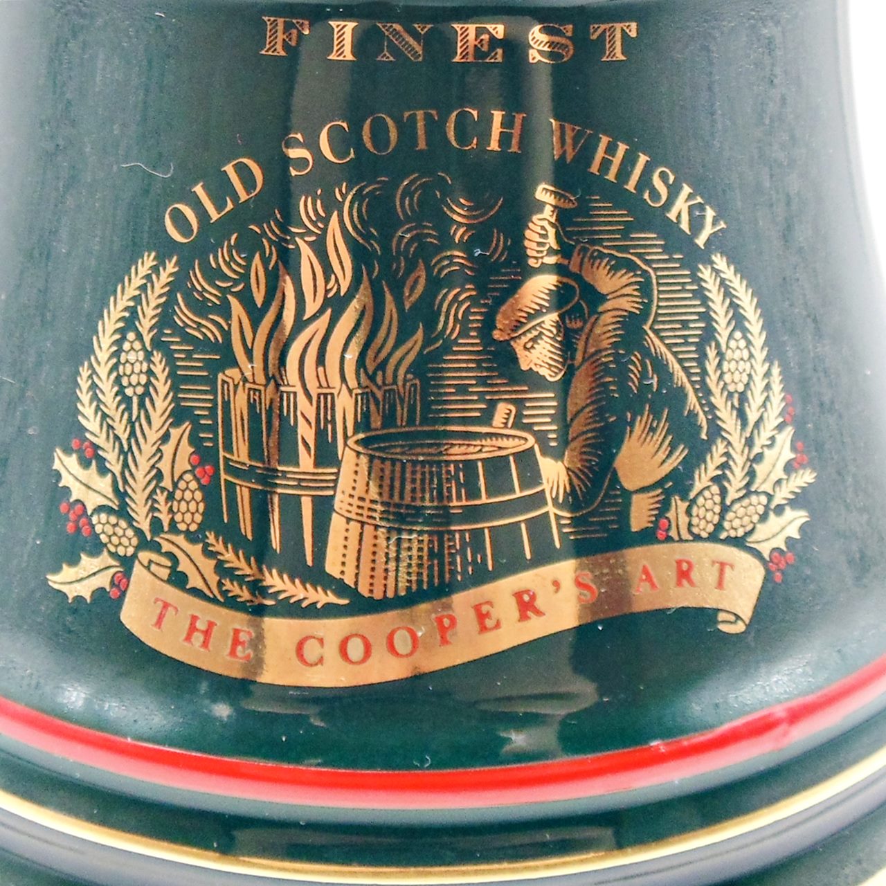 Bell's Christmas 1992 Porcelain Decanter