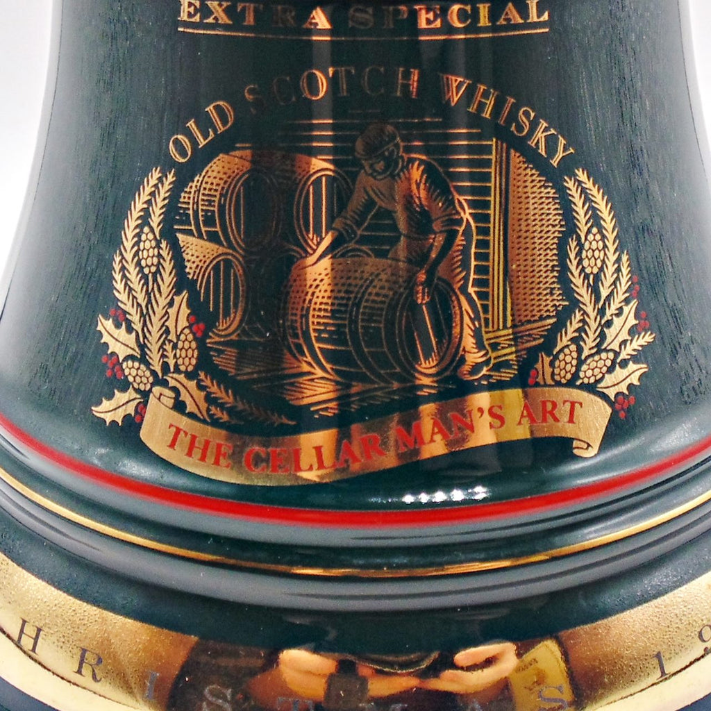 Bell's Christmas 1995 Porcelain Decanter