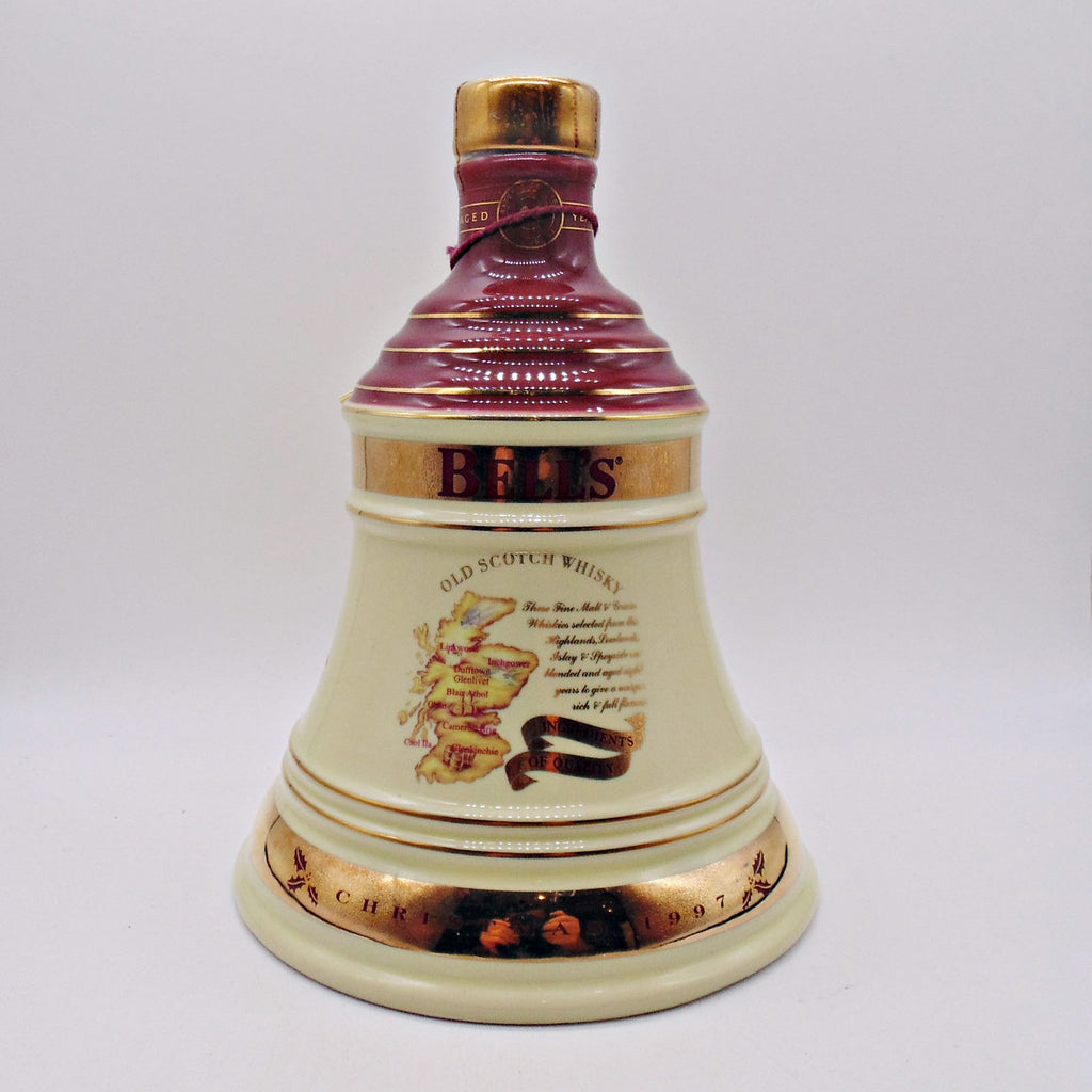 Bell's Christmas 1997 Porcelain Decanter